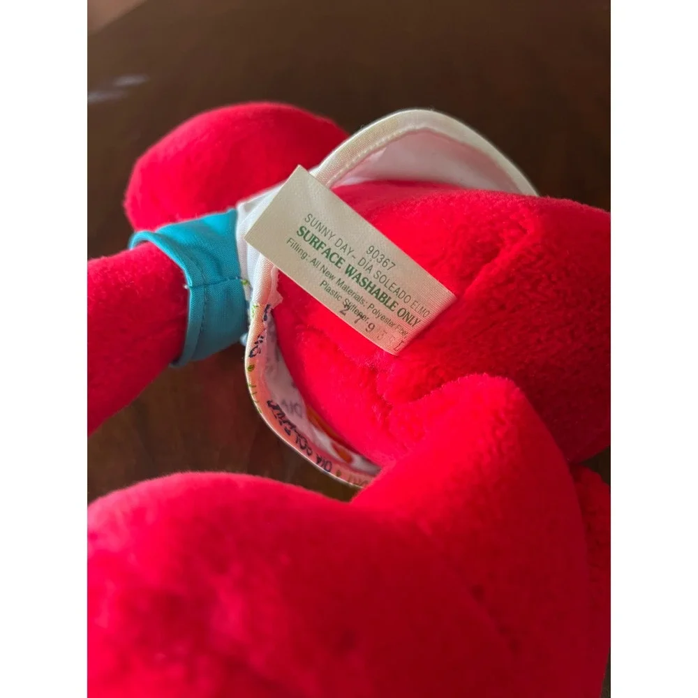 Fisher Price Sesame Street Sunny Day Dia Soleado Elmo Plush Vintage 2001 90367
